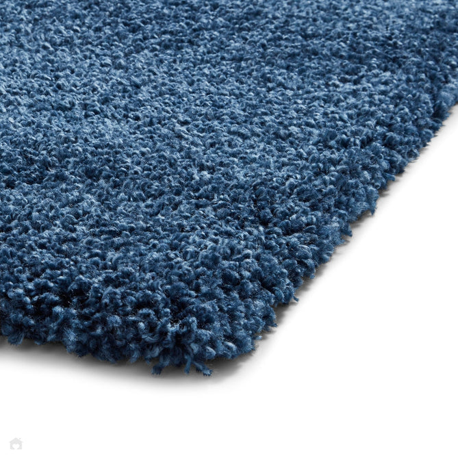 Sierra 9000 Plush Soft High-Density Stain-Resistant Plain Textured Polypropylene Shaggy Dark Blue Rug-Think Rugs-Rug Love - The Most Loved Rug Store