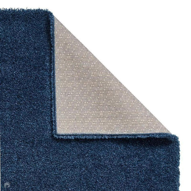 Sierra 9000 Plush Soft High-Density Stain-Resistant Plain Textured Polypropylene Shaggy Dark Blue Rug-Think Rugs-Rug Love - The Most Loved Rug Store