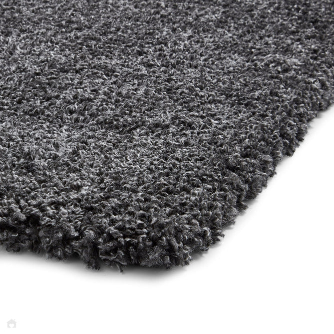 Sierra 9000 Plush Soft High-Density Stain-Resistant Plain Textured Polypropylene Shaggy Dark Grey Rug-Think Rugs-Rug Love - The Most Loved Rug Store