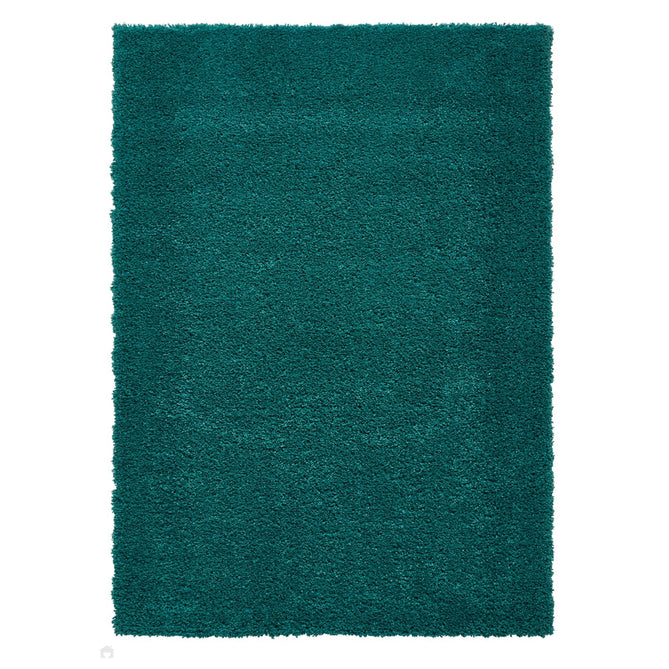 Sierra 9000 Plush Soft High-Density Stain-Resistant Plain Textured Polypropylene Shaggy Jewel Green Rug-Think Rugs-Rug Love - The Most Loved Rug Store