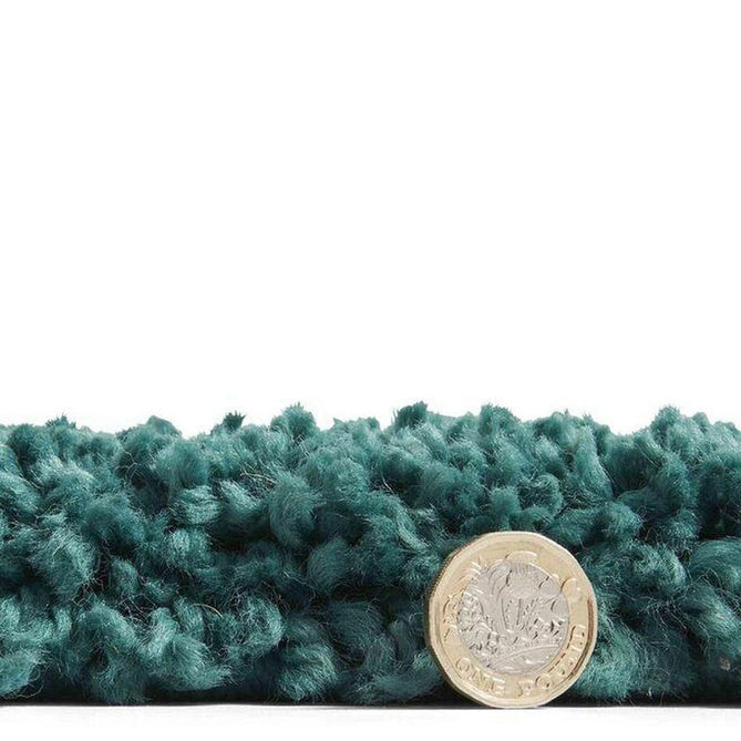 Sierra 9000 Plush Soft High-Density Stain-Resistant Plain Textured Polypropylene Shaggy Jewel Green Rug-Think Rugs-Rug Love - The Most Loved Rug Store