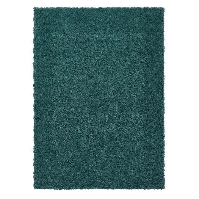 Sierra 9000 Plush Soft High-Density Stain-Resistant Plain Textured Polypropylene Shaggy Jewel Green Rug-Think Rugs-Rug Love - The Most Loved Rug Store
