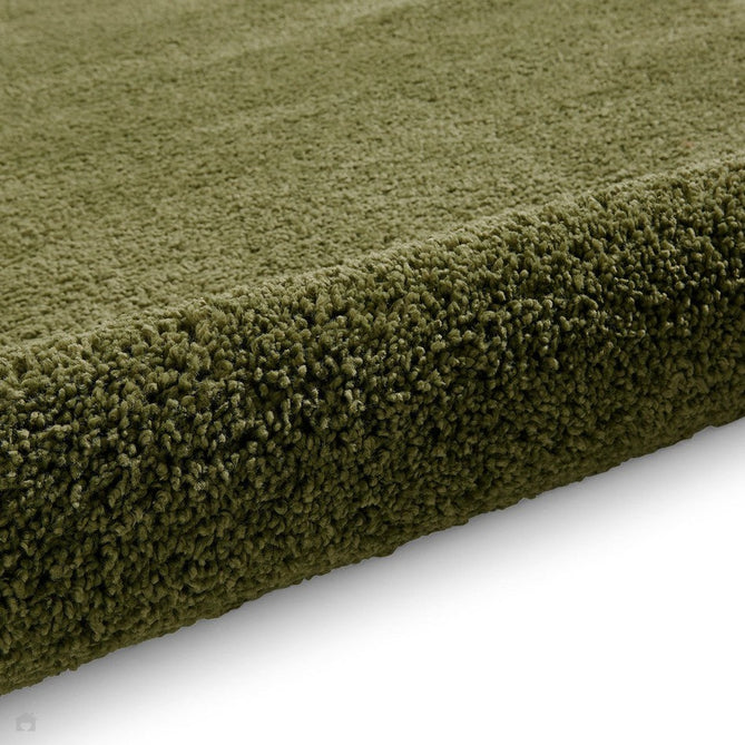 Sierra 9000 Plush Soft High-Density Stain-Resistant Plain Textured Polypropylene Shaggy Olive Rug-Think Rugs-Rug Love - The Most Loved Rug Store