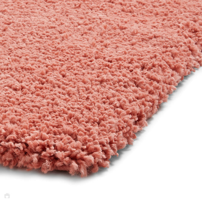 Sierra 9000 Plush Soft High-Density Stain-Resistant Plain Textured Polypropylene Shaggy Peach Rug-Think Rugs-Rug Love - The Most Loved Rug Store