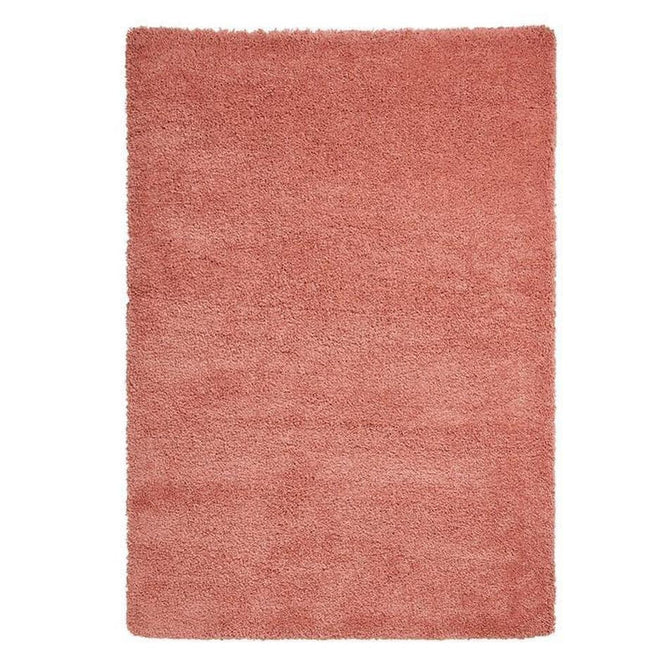 Sierra 9000 Plush Soft High-Density Stain-Resistant Plain Textured Polypropylene Shaggy Peach Rug-Think Rugs-Rug Love - The Most Loved Rug Store