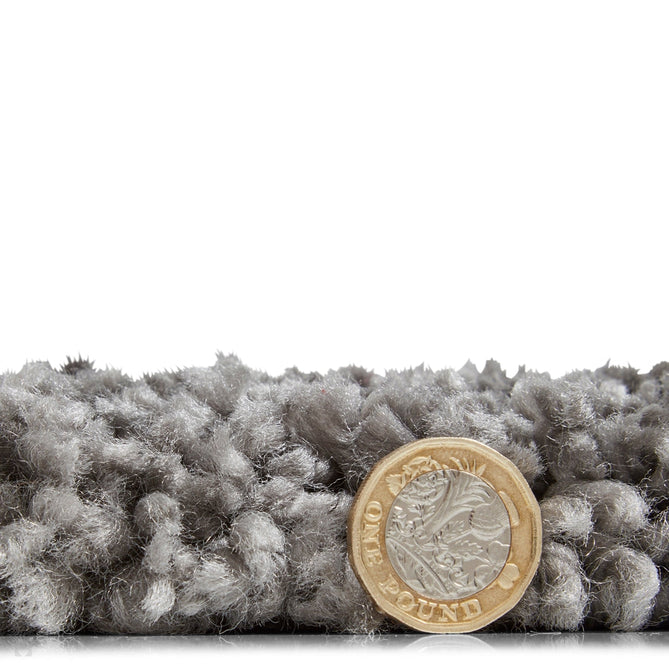 Sierra 9000 Plush Soft High-Density Stain-Resistant Plain Textured Polypropylene Shaggy Pebble Grey Rug-Think Rugs-Rug Love - The Most Loved Rug Store