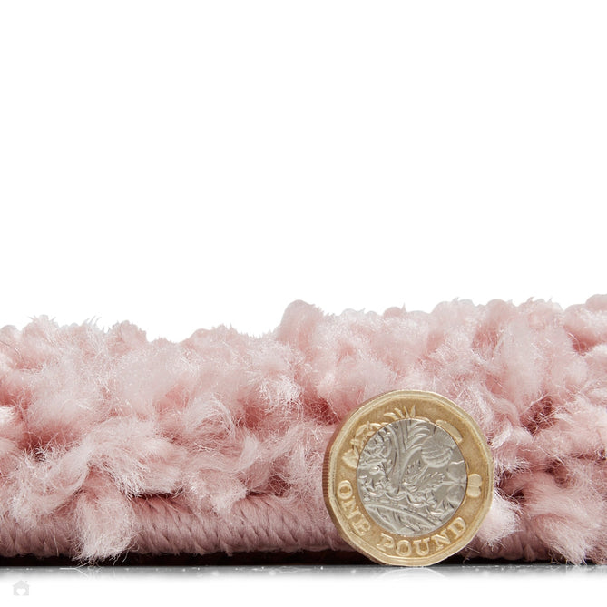 Sierra 9000 Plush Soft High-Density Stain-Resistant Plain Textured Polypropylene Shaggy Pink Rug-Think Rugs-Rug Love - The Most Loved Rug Store