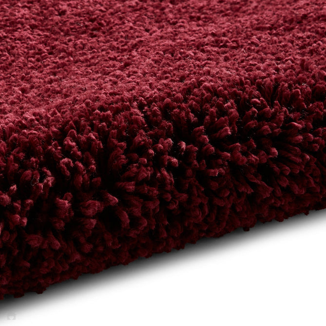 Sierra 9000 Plush Soft High-Density Stain-Resistant Plain Textured Polypropylene Shaggy Ruby Rug-Think Rugs-Rug Love - The Most Loved Rug Store