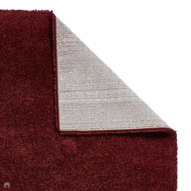 Sierra 9000 Plush Soft High-Density Stain-Resistant Plain Textured Polypropylene Shaggy Ruby Rug-Think Rugs-Rug Love - The Most Loved Rug Store