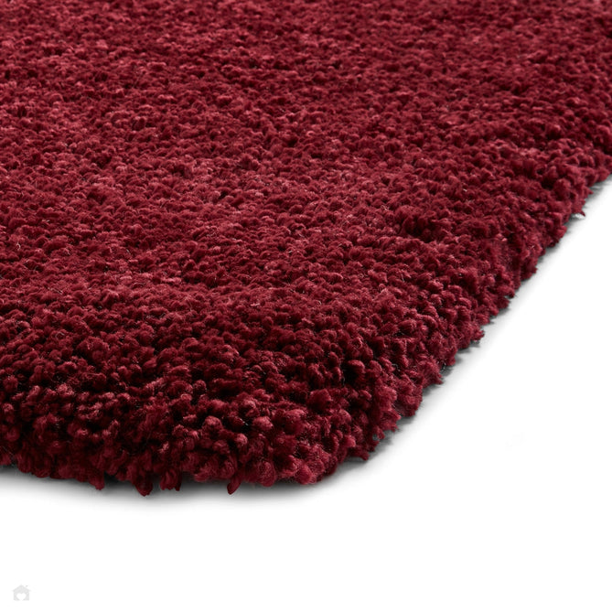 Sierra 9000 Plush Soft High-Density Stain-Resistant Plain Textured Polypropylene Shaggy Ruby Rug-Think Rugs-Rug Love - The Most Loved Rug Store