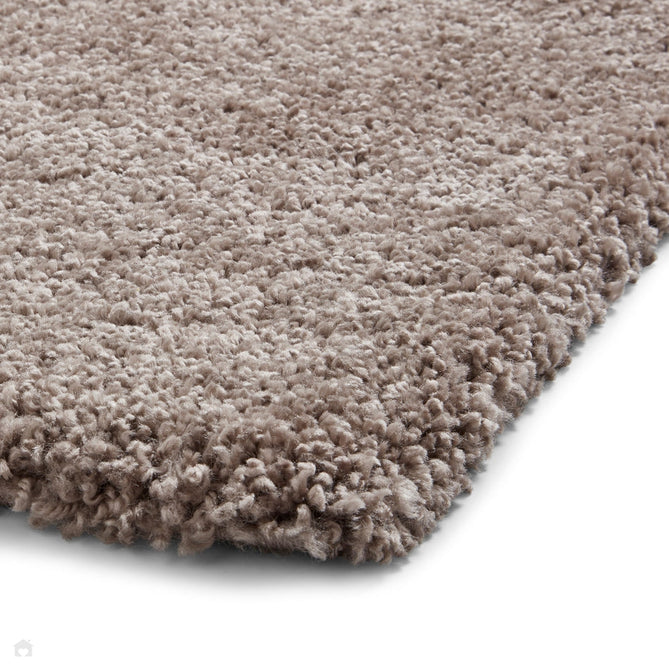 Sierra 9000 Plush Soft High-Density Stain-Resistant Plain Textured Polypropylene Shaggy Warm Taupe Beige Rug-Think Rugs-Rug Love - The Most Loved Rug Store