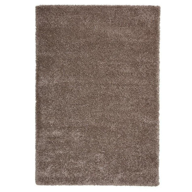 Sierra 9000 Plush Soft High-Density Stain-Resistant Plain Textured Polypropylene Shaggy Warm Taupe Beige Rug-Think Rugs-Rug Love - The Most Loved Rug Store