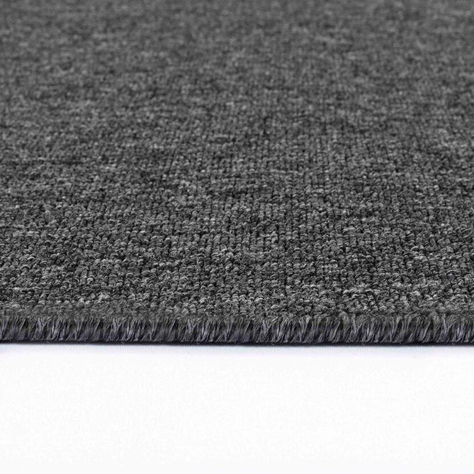 Simple Plain SIM00 Dark Grey Flatweave Rug