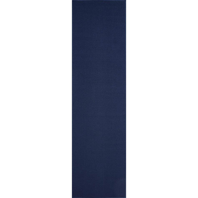 Simple Plain SIM00 Navy Flatweave Rug
