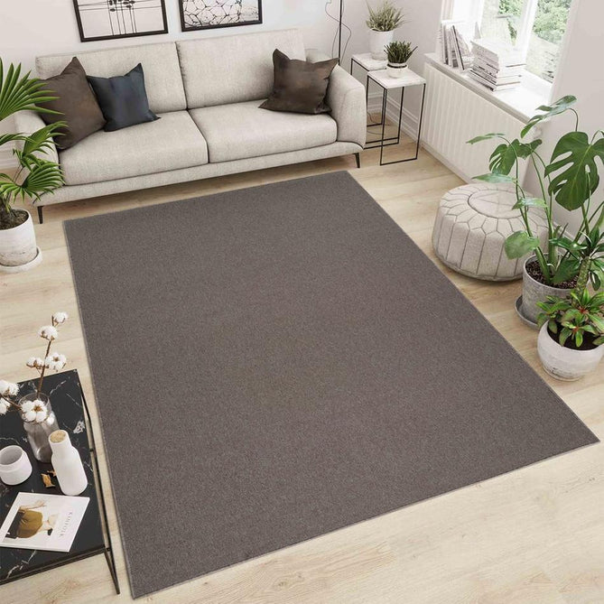 Simple Plain SIM00 Dark Beige Flatweave Rug-Desire Rugs-Rug Love - The Most Loved Rug Store