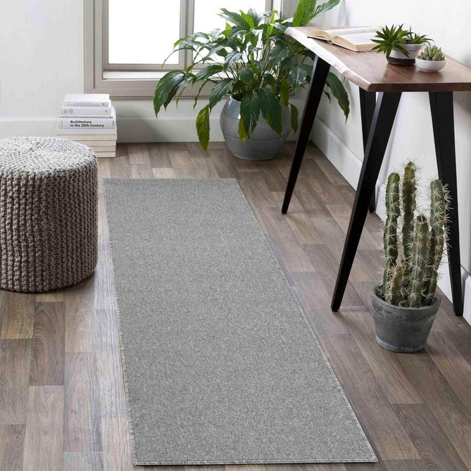 Simple Plain SIM00 Silver Flatweave Runner-Desire Rugs-Rug Love - The Most Loved Rug Store