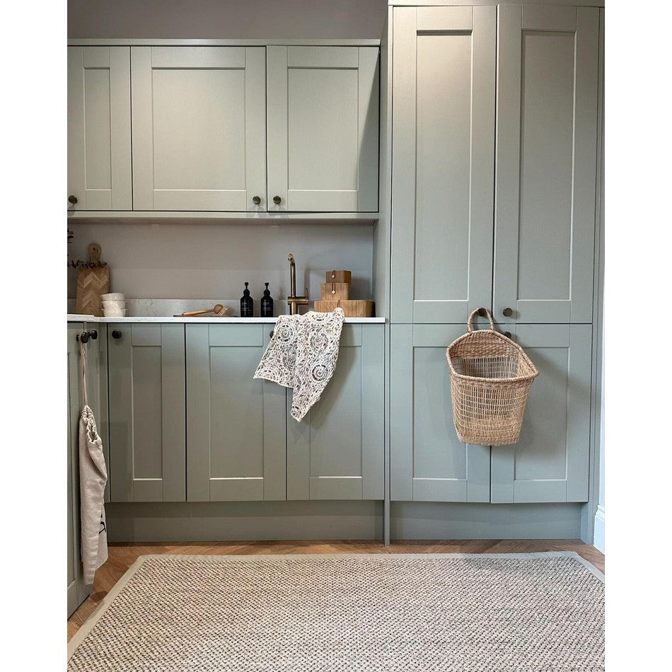 On Sale Sisal Border Plain Hand-Woven Textured Natural Fibre Flatweave ...