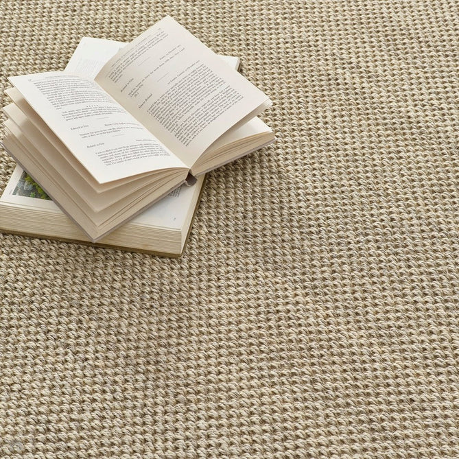 Sisal Border Plain Hand-Woven Textured Natural Fibre Flatweave Light Beige/Sand Border Rug-Origins-Rug Love - The Most Loved Rug Store