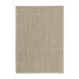 Sisal Border Plain Hand-Woven Textured Natural Fibre Flatweave Light Beige/Sand Border Rug