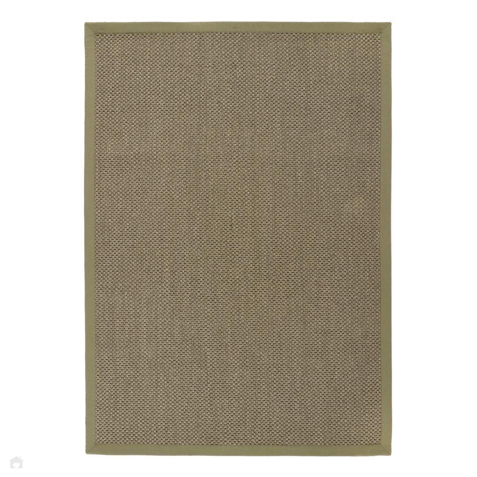 On Sale Sisal Border Plain Hand-Woven Textured Natural Fibre Flatweave ...