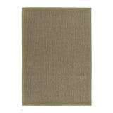 Sisal Border Plain Hand-Woven Textured Natural Fibre Flatweave Sage Green/Sage Border Rug