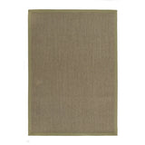 Sisal Border Plain Hand-Woven Textured Natural Fibre Flatweave Sage Green/Sage Border Rug