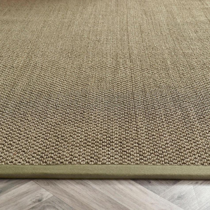 Sisal Border Plain Hand-Woven Textured Natural Fibre Flatweave Sage Green/Sage Border Runner-Origins-Rug Love - The Most Loved Rug Store