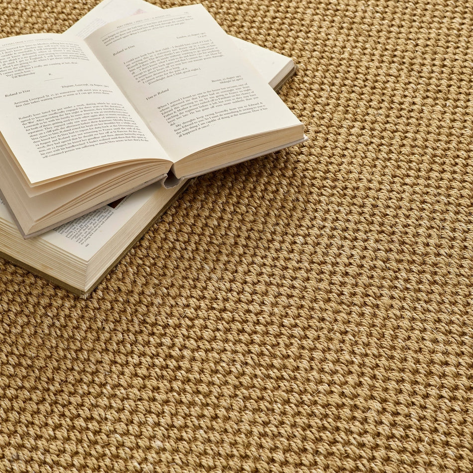On Sale Sisal Border Plain Hand-Woven Textured Natural Fibre Flatweave ...