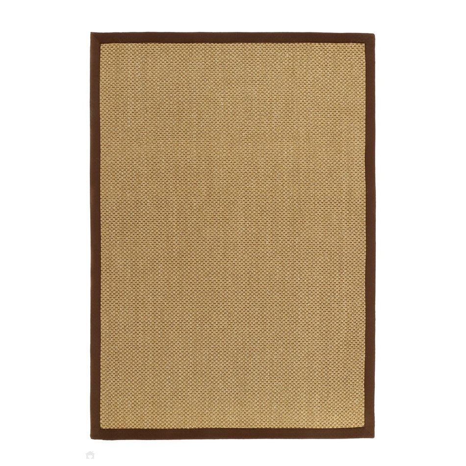 On Sale Sisal Border Plain Hand-Woven Textured Natural Fibre Flatweave ...