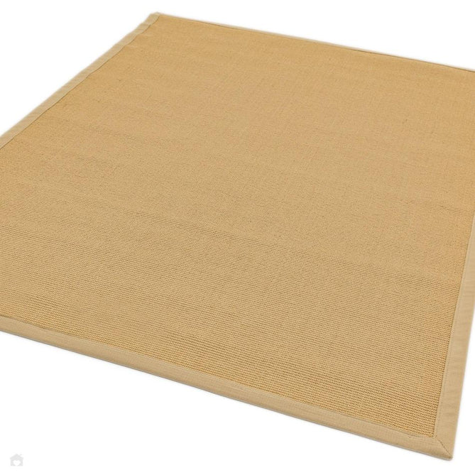 Sisal Cotton Border Plain Natural Fibre Ribbed Textured Flatweave Linen/Linen Runner-Asiatic Carpets-Rug Love - The Most Loved Rug Store