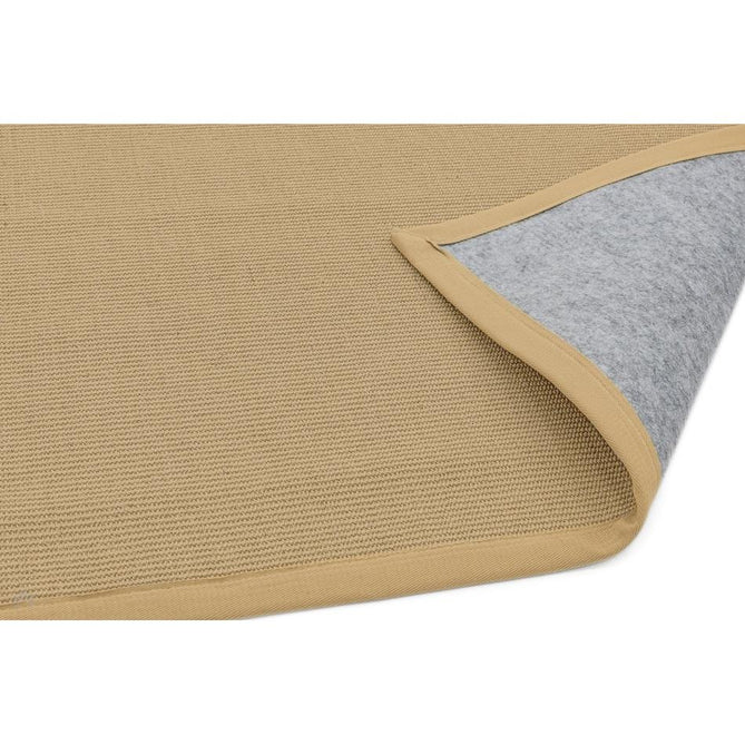 Sisal Modern Plain Cotton Border Natural-Fibre Ribbed Textured Flatweave Natural/Linen Rug-Asiatic Carpets-Rug Love - The Most Loved Rug Store