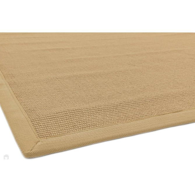 Sisal Modern Plain Cotton Border Natural-Fibre Ribbed Textured Flatweave Natural/Linen Rug-Asiatic Carpets-Rug Love - The Most Loved Rug Store
