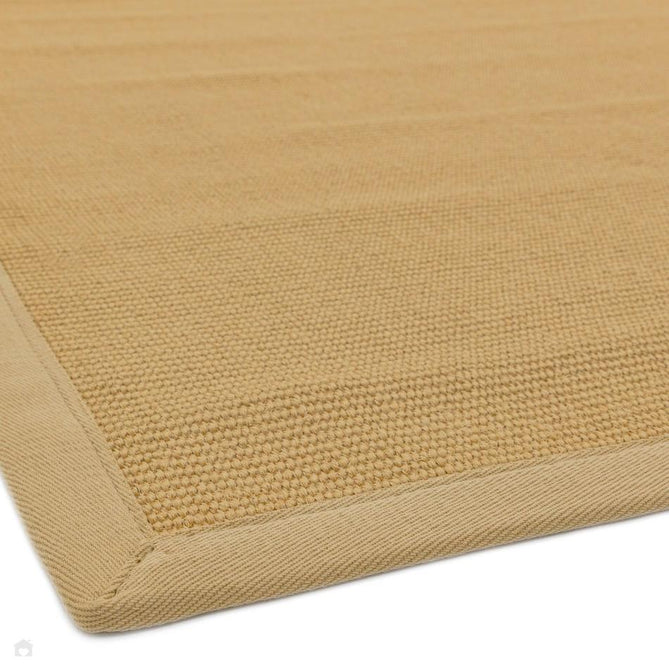 Sisal Modern Plain Cotton Border Natural-Fibre Ribbed Textured Flatweave Natural/Linen Rug-Asiatic Carpets-Rug Love - The Most Loved Rug Store