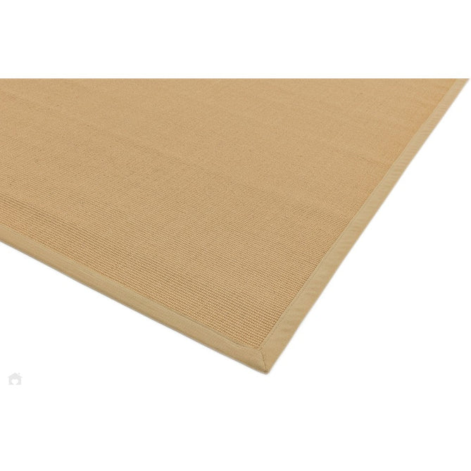 Sisal Modern Plain Cotton Border Natural-Fibre Ribbed Textured Flatweave Natural/Linen Rug-Asiatic Carpets-Rug Love - The Most Loved Rug Store