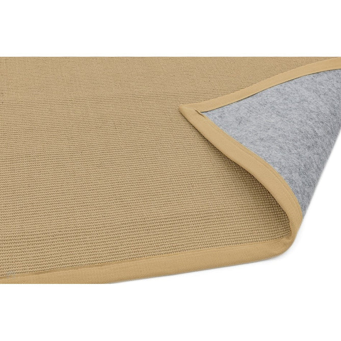 Sisal Modern Plain Cotton Border Natural-Fibre Ribbed Textured Flatweave Natural/Linen Rug-Asiatic Carpets-Rug Love - The Most Loved Rug Store