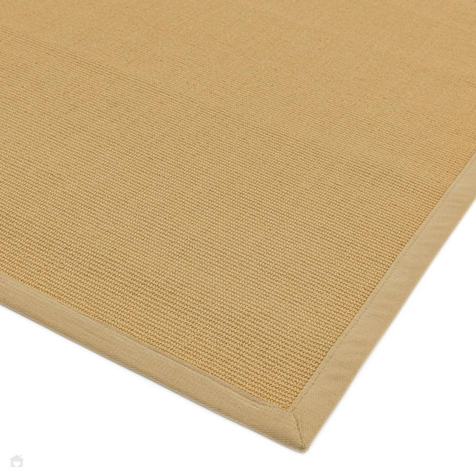 Sisal Modern Plain Cotton Border Natural-Fibre Ribbed Textured Flatweave Natural/Linen Rug-Asiatic Carpets-Rug Love - The Most Loved Rug Store