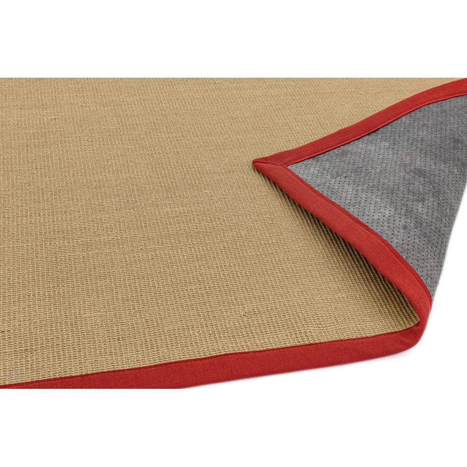 On Sale Sisal Cotton Border Plain Natural Fibre Ribbed Textured ...