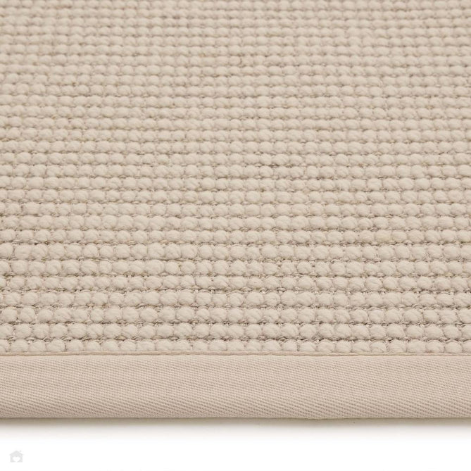 Sisal & Wool Boucle Border Plain Hand-Woven Textured Natural Fibre Chunky Flatweave Beige with Beige Border Rug-Origins-Rug Love - The Most Loved Rug Store