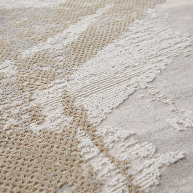 Skyline SK102 Modern Abstract Marbled Distressed Hi-Low Textured Low Profile Short-Pile Polyester Ivory/Grey Rug-Concept Looms-Rug Love - The Most Loved Rug Store