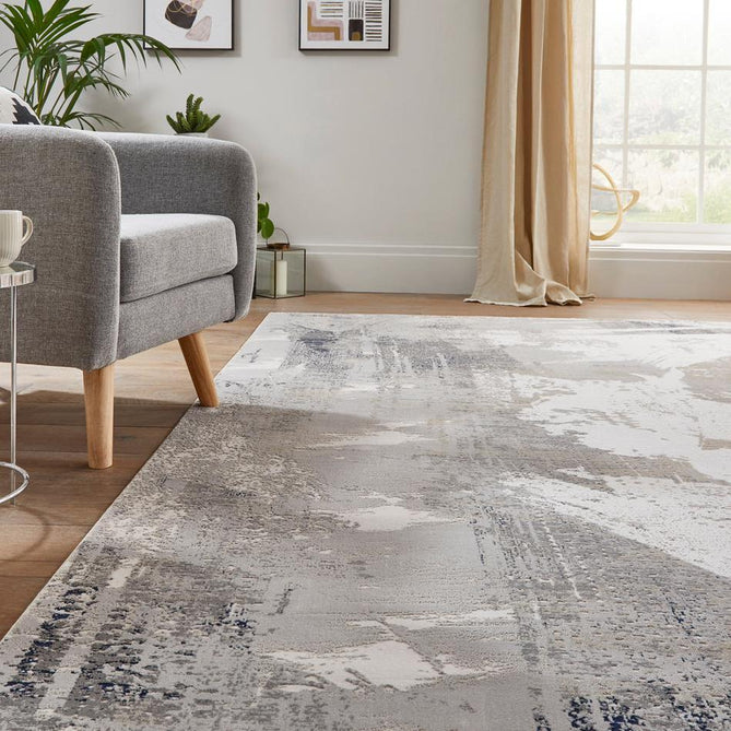 Skyline SK103 Ivory/Navy Rug-Concept Looms-Rug Love - The Most Loved Rug Store