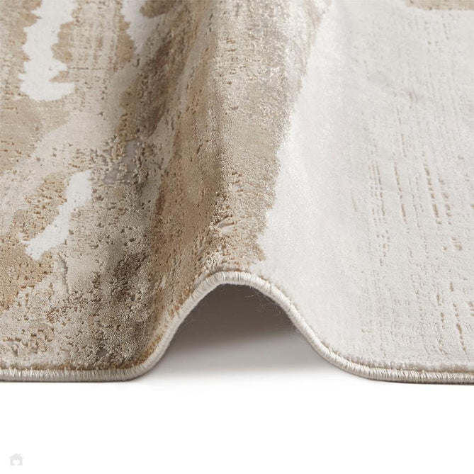 Skyline SK104 Modern Abstract Marbled Distressed Hi-Low Textured Low Profile Short-Pile Polyester Ivory/Beige Rug-Concept Looms-Rug Love - The Most Loved Rug Store