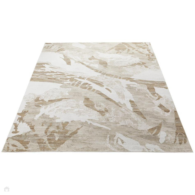 Skyline SK104 Modern Abstract Marbled Distressed Hi-Low Textured Low Profile Short-Pile Polyester Ivory/Beige Rug-Concept Looms-Rug Love - The Most Loved Rug Store