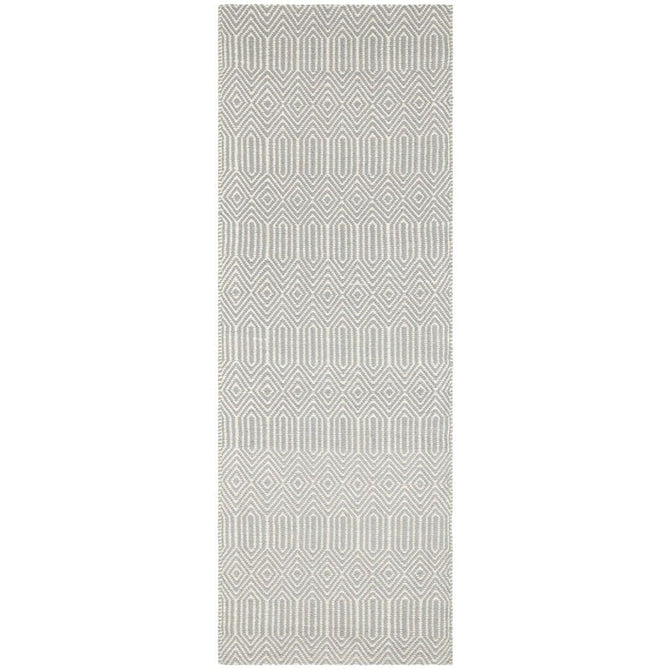Sloan Modern Duo-Tone Geometric Diamond Hand-Woven Soft-Touch Durable Textured Wool & Cotton Blend Flatweave Silver Grey/Cream Rug-Asiatic Carpets-Rug Love - The Most Loved Rug Store