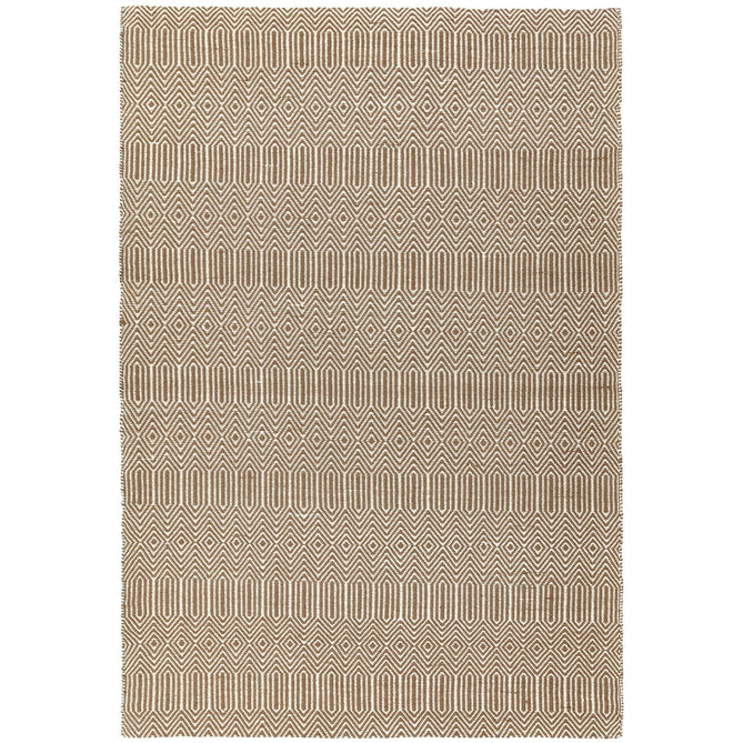 Sloan Modern Duo-Tone Geometric Diamond Hand-Woven Soft-Touch Durable Textured Wool & Cotton Blend Flatweave Taupe/Cream Rug-Asiatic Carpets-Rug Love - The Most Loved Rug Store