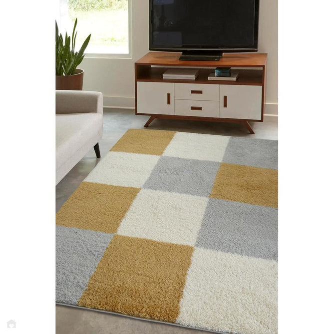 Snug Blocks Ochre Rug-Melrose-Rug Love - The Most Loved Rug Store