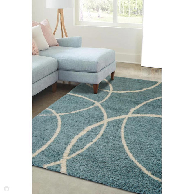 Snug Bubbles Blue Rug-Melrose-Rug Love - The Most Loved Rug Store