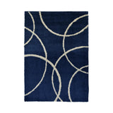 Snug Bubbles Navy Rug
