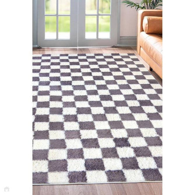 Snug Checks Lilac Rug-Melrose-Rug Love - The Most Loved Rug Store