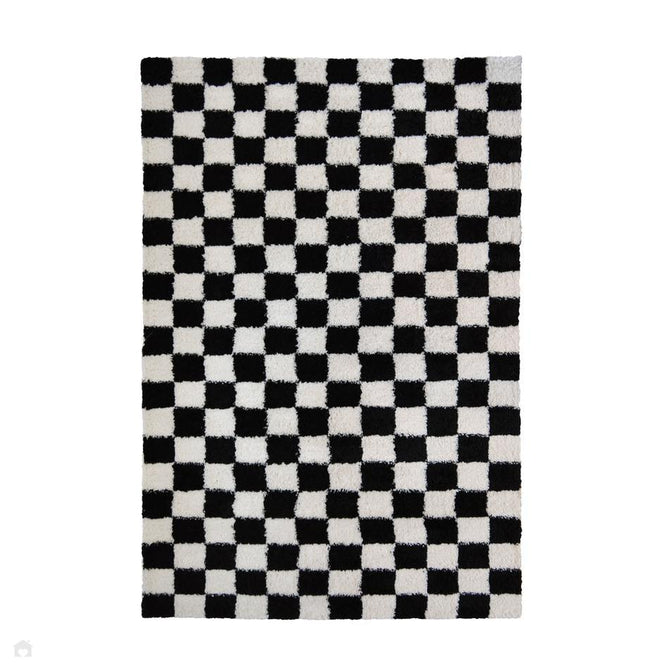 Snug Checks Mono Rug-Melrose-Rug Love - The Most Loved Rug Store