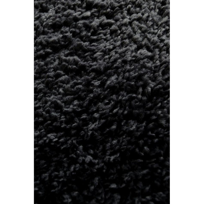Snug Plain Black Runner-Melrose-Rug Love - The Most Loved Rug Store